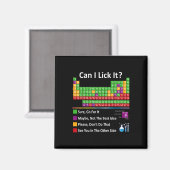 Aimant Can I Lick It Periodic Table Chart Science Teacher (Recto/Verso)