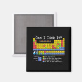 Aimant Can I Lick It Periodic Table Funny Science Teacher (Recto/Verso)