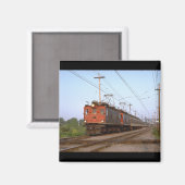 Aimant Canada, boîte CN électrique_Trains du monde (Recto/Verso)