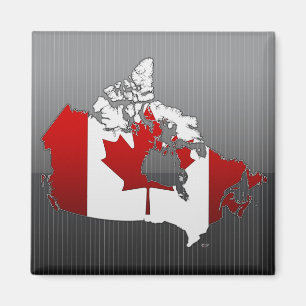 Aimant Canada : Carte