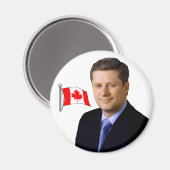 Aimant Canada Le Premier ministre Stephen Harper (Recto/Verso)