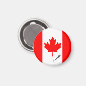 Aimant Canada Magnet, voyages / sports, drapeau canadien (Recto/Verso)