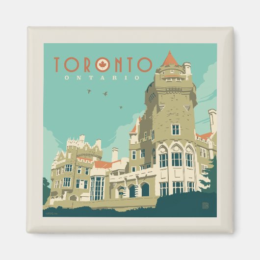 Aimant Canada | Toronto, Casa Loma (Devant)