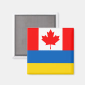 Aimant Canada Ukraine Magnat (Recto/Verso)
