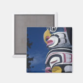 Aimant Canada, Vancouver, Stanley Park, totem pole, (Recto/Verso)
