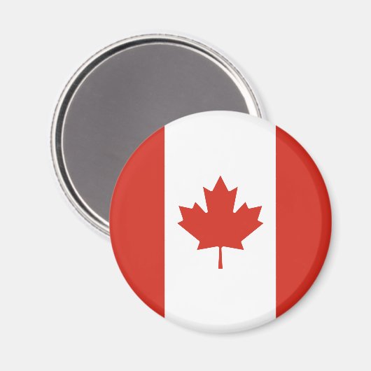 Aimant Canadian Flag (Maple Leaf) (Canada) (Recto/Verso)