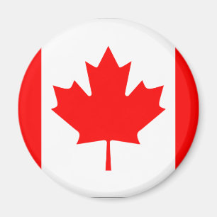 Aimant canadien de drapeau