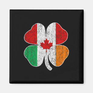 Aimant Canadien Irlandais St-Patrick Canada Irlande Trèfl