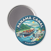Aimant Canal de Panama Panama (Recto/Verso)