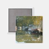 Aimant Canal du Midi, Capestang (Recto/Verso)