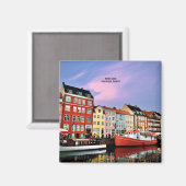 Aimant Canal Nyhavn, Copenhague, Danemark (Recto/Verso)