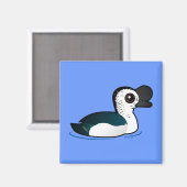 Aimant Canard à bec noir Birdorable (Recto/Verso)