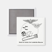 Aimant Canard aviateur (Recto/Verso)