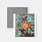 Aimant Canard coloré (Recto/Verso)