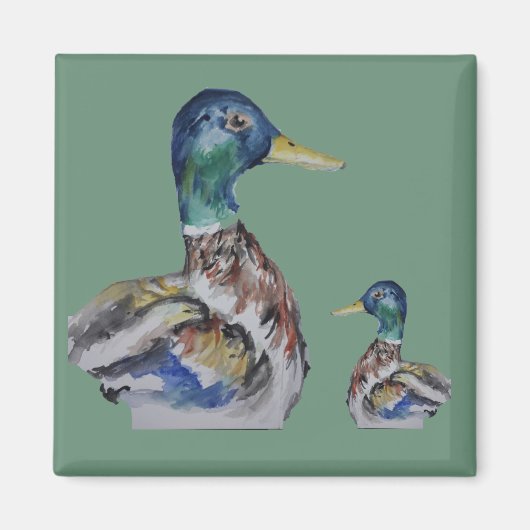 Aimant Canard coloré (Devant)