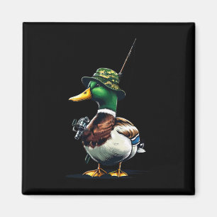 Aimant Canard colvert de pêche drôle cool pêche pêcheur