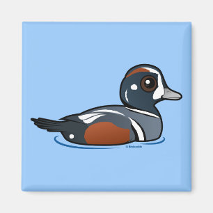 Aimant Canard de harlequin de Birdorable