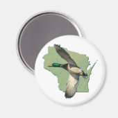 Aimant Canard du Wisconsin (Recto/Verso)