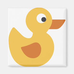 Aimant canard en caoutchouc
