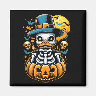 Aimant Canard en caoutchouc effrayant Halloween Canard d'