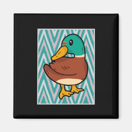 Aimant Canard mignon  (Devant)