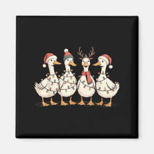 Aimant Canards de Noël festifs Décoratifs Joyeux Noël Hol