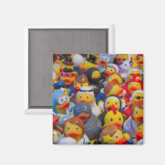 Aimant Canards en caoutchouc en costume (Recto/Verso)