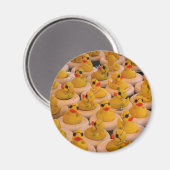 Aimant Canards en caoutchouc jaune (Recto/Verso)