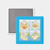 Aimant Canards Faisant des Choses Mignonnes : AMOUR (Recto/Verso)