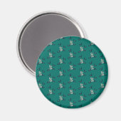 Aimant canards pattern_6, l'amie d'une fille (Recto/Verso)
