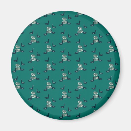 Aimant canards pattern_6, l'amie d'une fille (Devant)