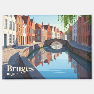 Aimant Canaux de Bruges Belgique