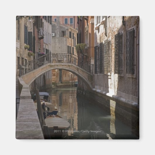 Aimant Canaux de Venise et pont de pierre (Devant)