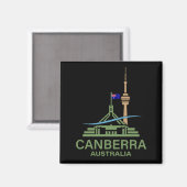 Aimant Canberra Australie (Recto/Verso)