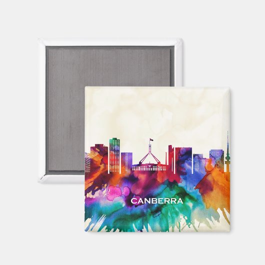 Aimant Canberra Skyline (Recto/Verso)
