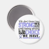 Aimant Cancer de la prostate : nous sommes forts (Recto/Verso)