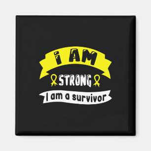 Aimant Cancer De L'Enfance Je Suis Fort Je Suis Un Surviv