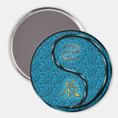 Aimant Cancer & Dragon d'eau (Recto/Verso)