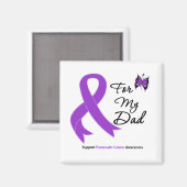 Aimant Cancer Du Pancréas Pour Mon Père (Recto/Verso)