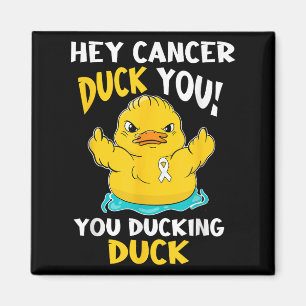 Aimant Cancer du poumon Guerrier Conception de canard ens