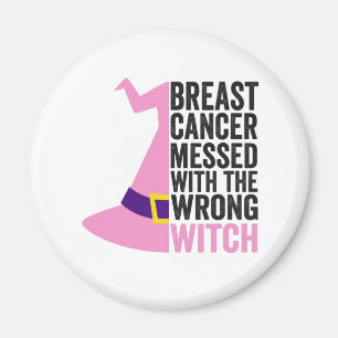 Aimant Cancer Du Sein Mis Avec La Mauvaise Sorcière Drôle