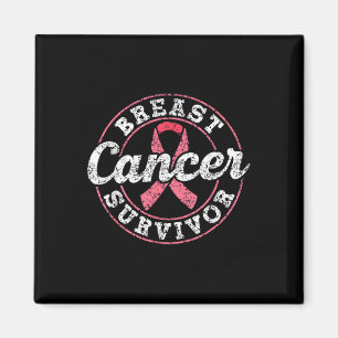 Aimant Cancer du sein Survivant Pink Awareness Combight B