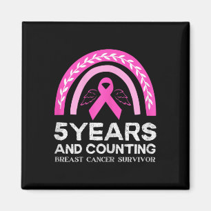 Aimant Cancer du sein Survivant Teil 5 ans Cancer Sans Pi