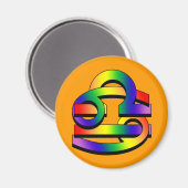 Aimant Cancer & Libra GLBT (Recto/Verso)