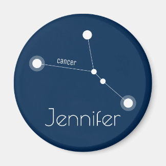 Aimant Cancer personnalisé Constellation zodiaque
