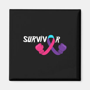 Aimant Cancer Survivant Soutien Thyroïde Cancer Sensibili