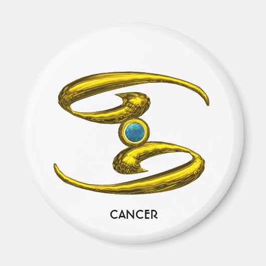 AIMANT CANCER ZODIAC JEWEL D'ANNIVERSAIRE (Devant)