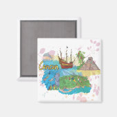 Aimant Cancun (Recto/Verso)