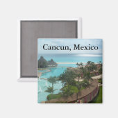 Aimant Cancun Mexique (Recto/Verso)