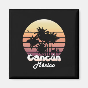 Aimant Cancun Mexique Souvenir de vacances tropicales Été